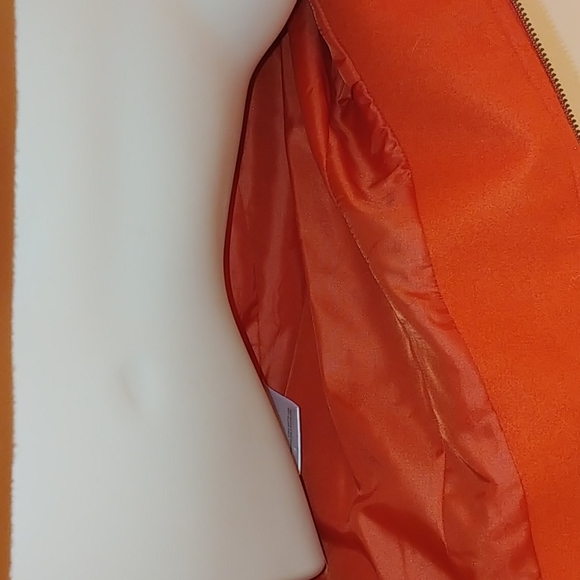 Orange Pea Coat - Picture 7 of 14